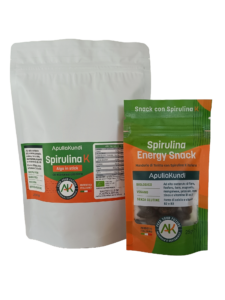 Spirulina K BIO - Alga in STICK - Formato ricarica da 200g + Spirulina Energy Snack in omaggio